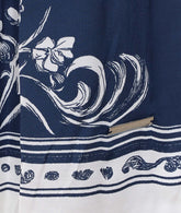 SHORTS CON STAMPA BLUE FLOWER