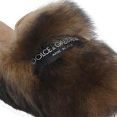 SLIPPER IN SHEARLING E SUEDE CON LOGO