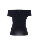 TOP MOONOGRAM OFF SHOULDER
