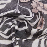 STOLA CON MOTIVO ZEBRA