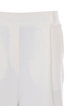 PANTALONE PALAZZO CON LOGO E PINCES