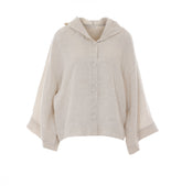 EMBROIDERED HOODED JACKET
