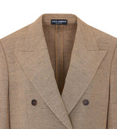 SICILY DOUBLE-BREASTED BLAZER TWEED EFFECT