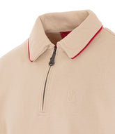 POLO HALF ZIP CON LOGO