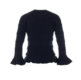 CARDIGAN WITH VOLANT
