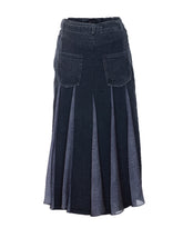 GONNA MIDI IN DENIM