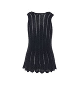 DOUBLE-USE VEST IN KNIT