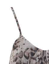 TOP CON SPALLINE SOTTILI E STAMPA SNAKE UDINE