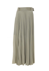 LONG PLEATED SKIRT