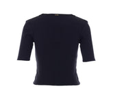 T-SHIRT A COSTINE CON DETTAGI IN PIZZO