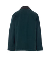 MIU MIU LOGO GABARDINE SINGLE BREAST JACKET