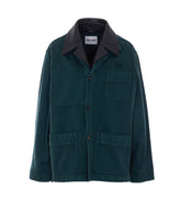 MIU MIU LOGO GABARDINE SINGLE BREAST JACKET