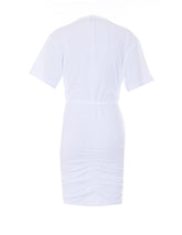 ANGUILLARA SHORT DRESS WITH BELT
