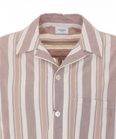 CAMICIA A MANICA CORTA CASSANDRE A RIGHE