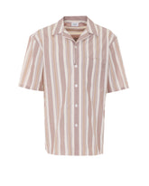 CAMICIA A MANICA CORTA CASSANDRE A RIGHE