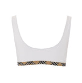 BIKINI SWIMWEAR WITH CHECK TRIM