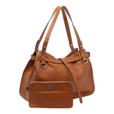 MIU MIU LOGO LEATHER SHOULDER BAG
