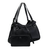MIU MIU LOGO LEATHER SHOULDER BAG