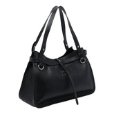 MIU MIU LOGO LEATHER SHOULDER BAG