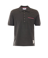 STRIPE LOGO PIQUET POLO