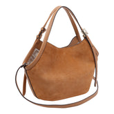 BORSA TOTE TULIP DECO IN SUEDE SMALL