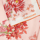 FOULARD IN SETA CON STAMPA PRIMAVERA