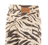 LARI WIDE JEANS IN ZEBRA DENIM
