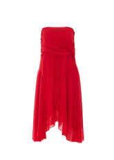 MARL MESH DRAPED SKIRT