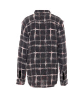 CAMICIA CHECK REVERSIBILE CON ORLO SFRANGIATO