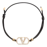 VLOGO SIGNATURE STRASS BRACELET
