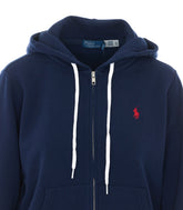 FELPA CON ZIP CON LOGO