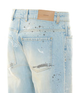 JEANS IN DENIM PAINTED