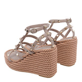 SANDALO CON ZEPPA ROCKSTUD