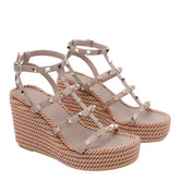 SANDALO CON ZEPPA ROCKSTUD
