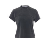 SHRUNKEN MIRRORED LOGO T-SHIRT