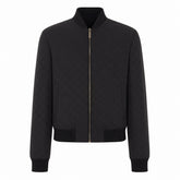 LIGHTWEIGHT SILK FAILLE REVERSIBLE ZIPPER JACKET