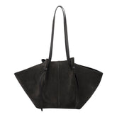LARGE SUEDE MOCHI SHOULDER BAG