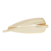 MIU MIU LOGO ENAMELED HAIR CLIP