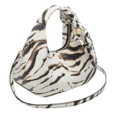 MINI LOGO ZEBRA HOBO BAG