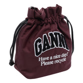 POUCH CON LOGO GANNI
