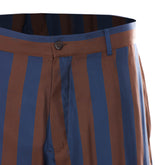 PEQUIN STRIPES SILK BERMUDA