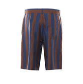 PEQUIN STRIPES SILK BERMUDA