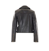 LEATHER BIKER JACKET