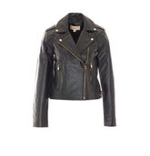 LEATHER BIKER JACKET