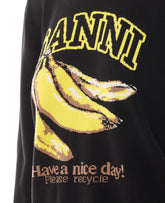 MAGLIA CON LOGO E STAMPA BANANA