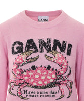 MAGLIA IN LANA CON LOGO E STAMPA GRANCHIO