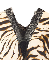 PRINTED SATIN TOP
