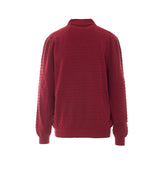 MAGLIA CON SCOLLO A V CON LOGO MIU MIU
