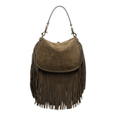 BORSA A SPALLA PONY IN SUEDE SMALL