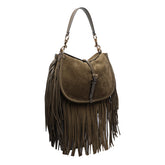 BORSA A SPALLA PONY IN SUEDE SMALL